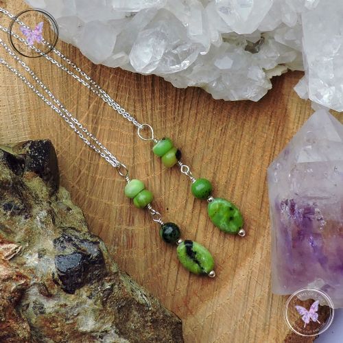 Chrysoprase Pendant Necklace